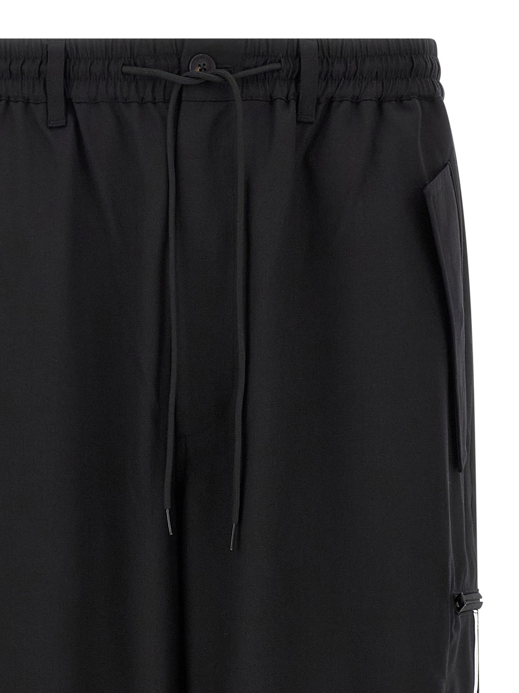 Y-3 Black Polyester Casual Trousers