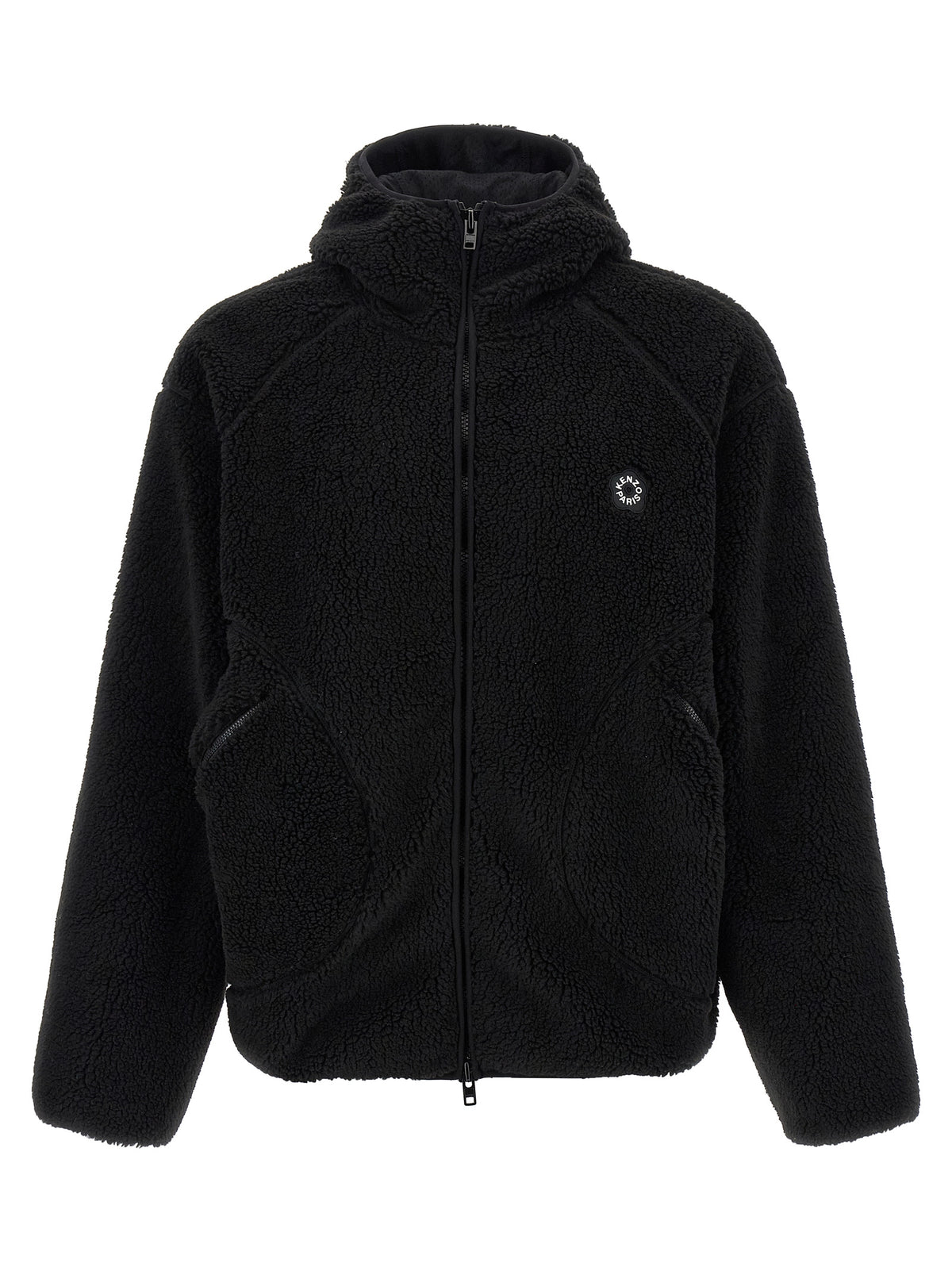 Black Polyester Sweatshirt