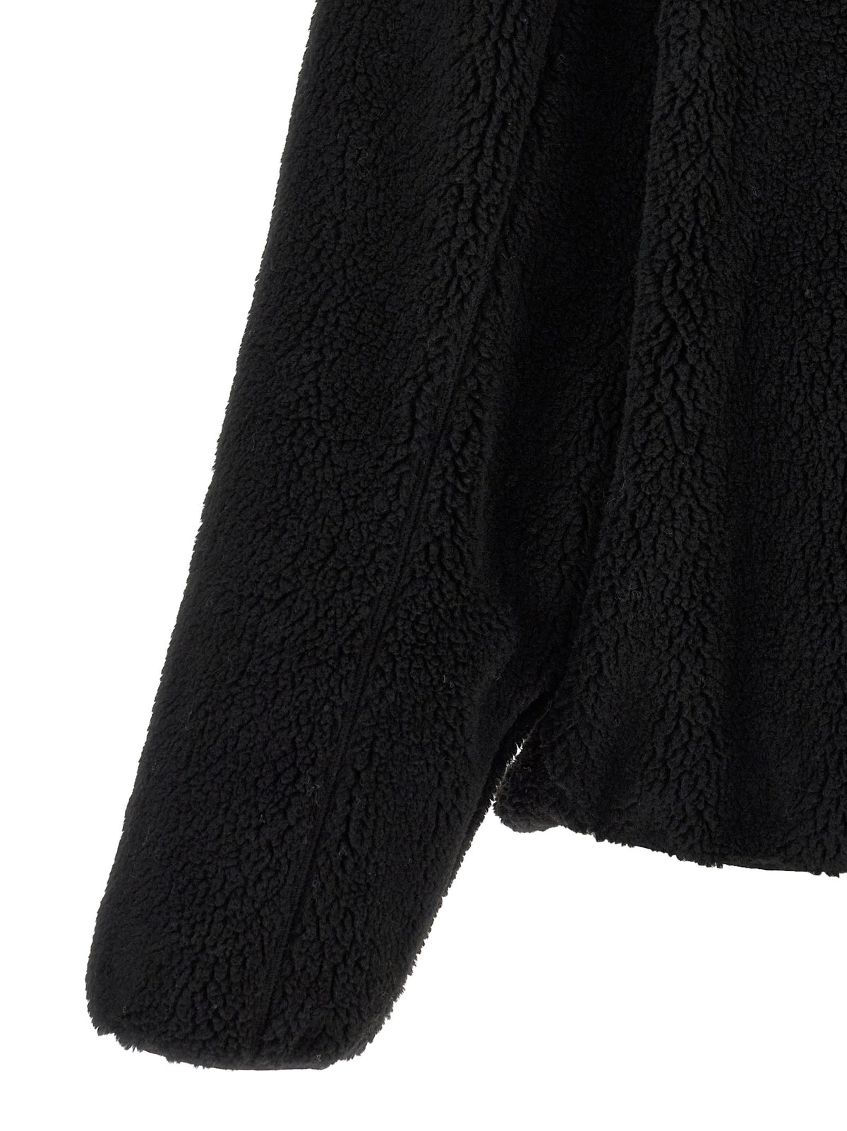 Black Polyester Sweatshirt