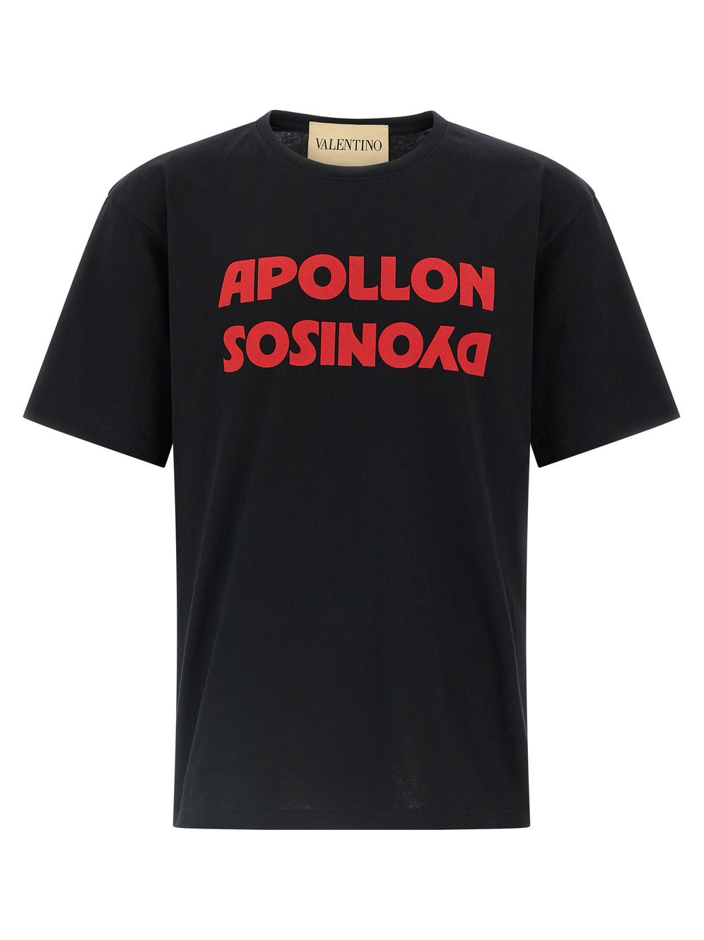 Valentino Garavani Black Cotton T-Shirt
