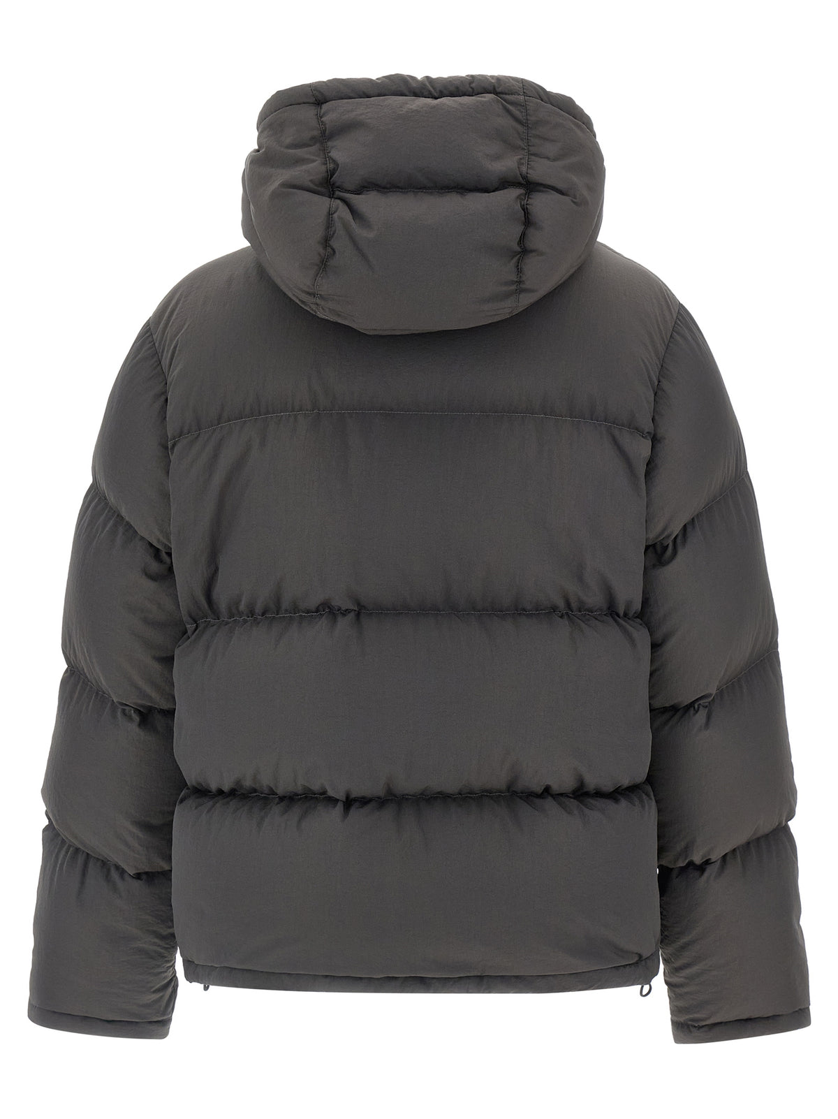 Dolce & Gabbana Grey Polyamide Long Jacket