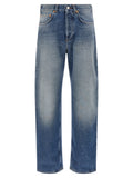 Magliano Blue Cotton Straight-Leg Jeans