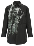 Yohji Yamamoto Black Polyester Shirt