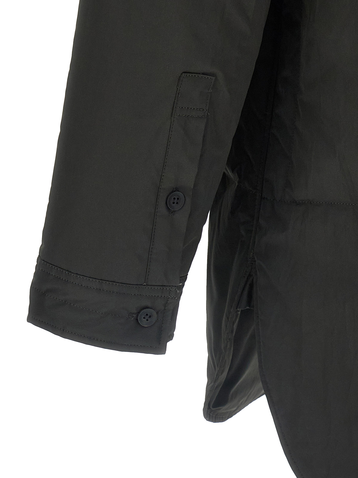 Yohji Yamamoto Black Polyester Shirt