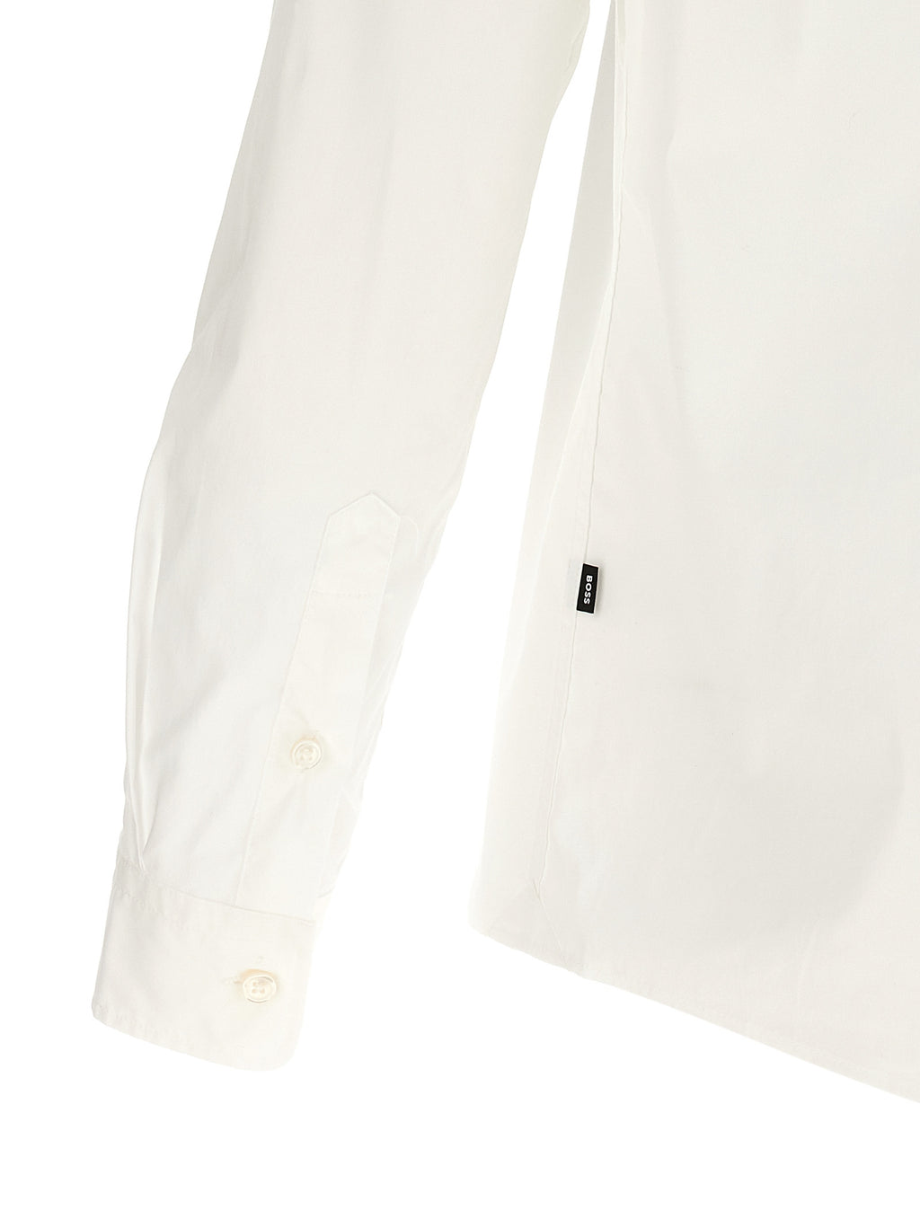 Hugo Boss White Cotton Shirt
