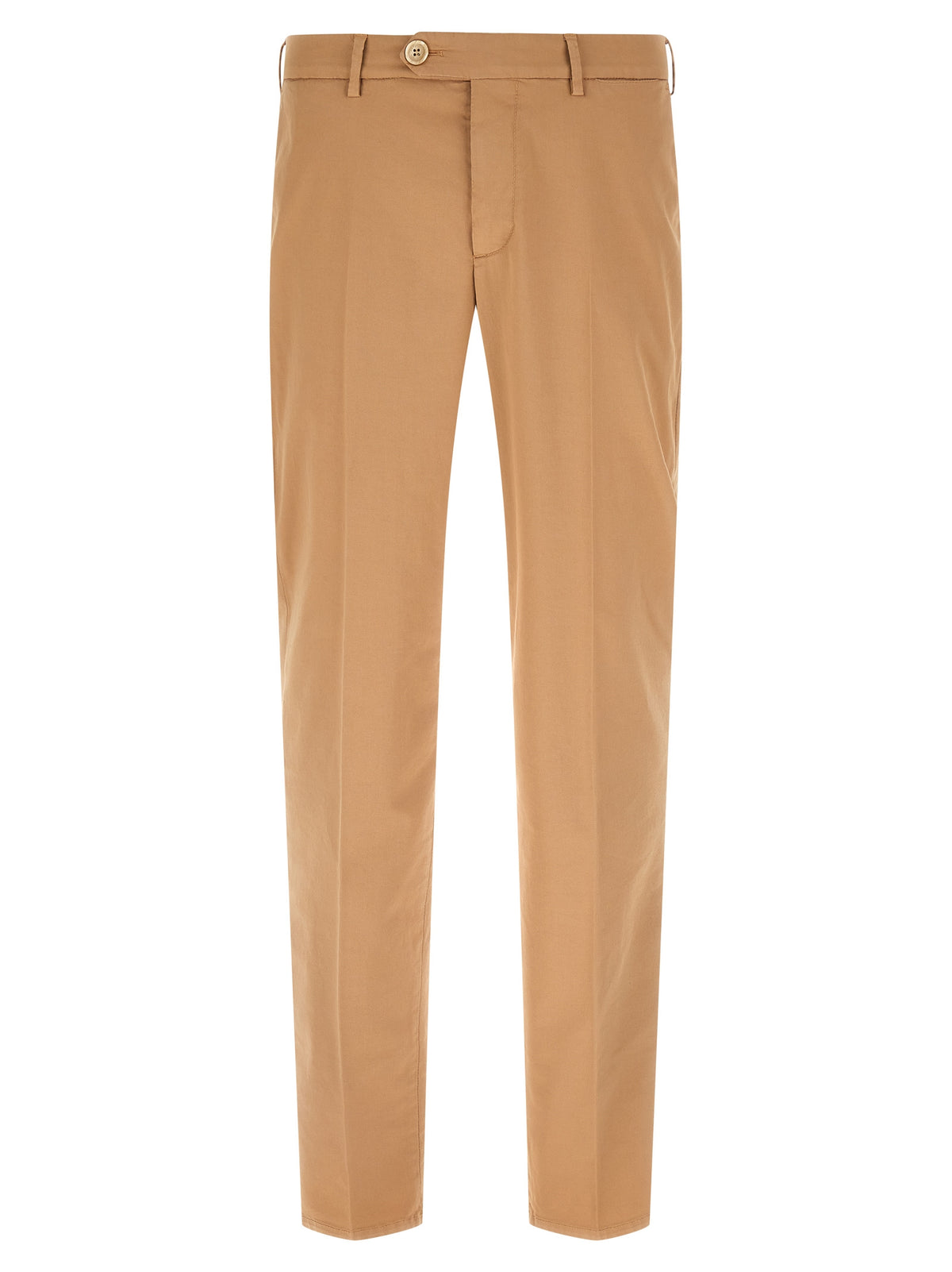 Brunello Cucinelli Beige Cotton Casual Trousers