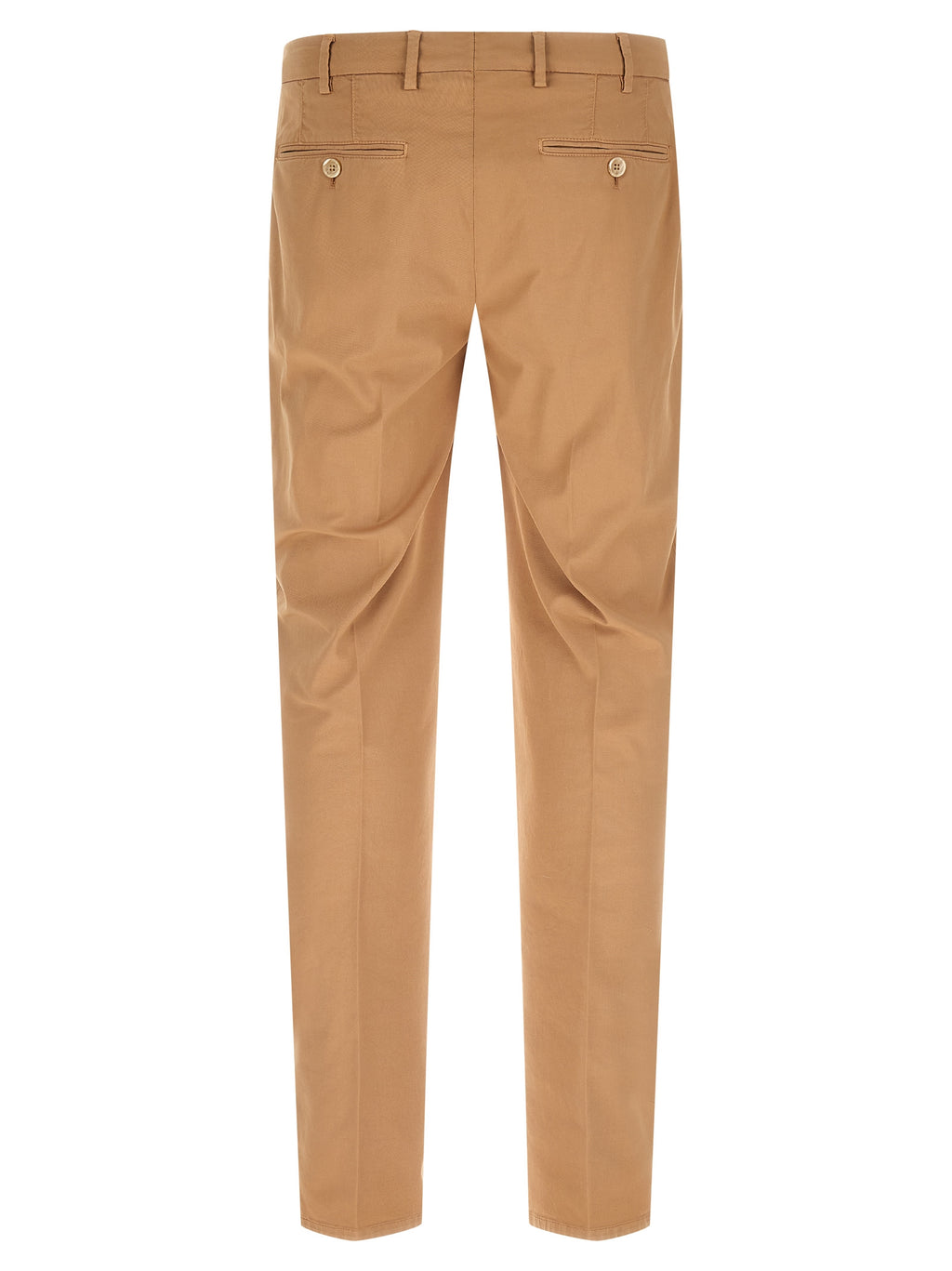 Brunello Cucinelli Beige Cotton Casual Trousers
