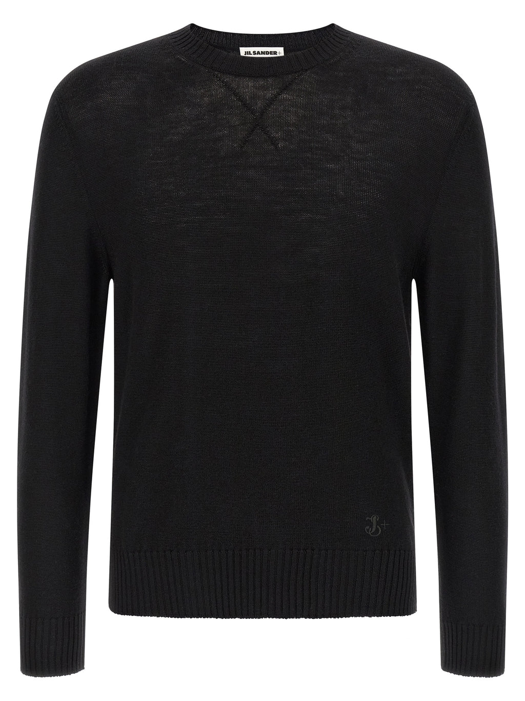 Jil Sander Black Virgin Wool Cardigan