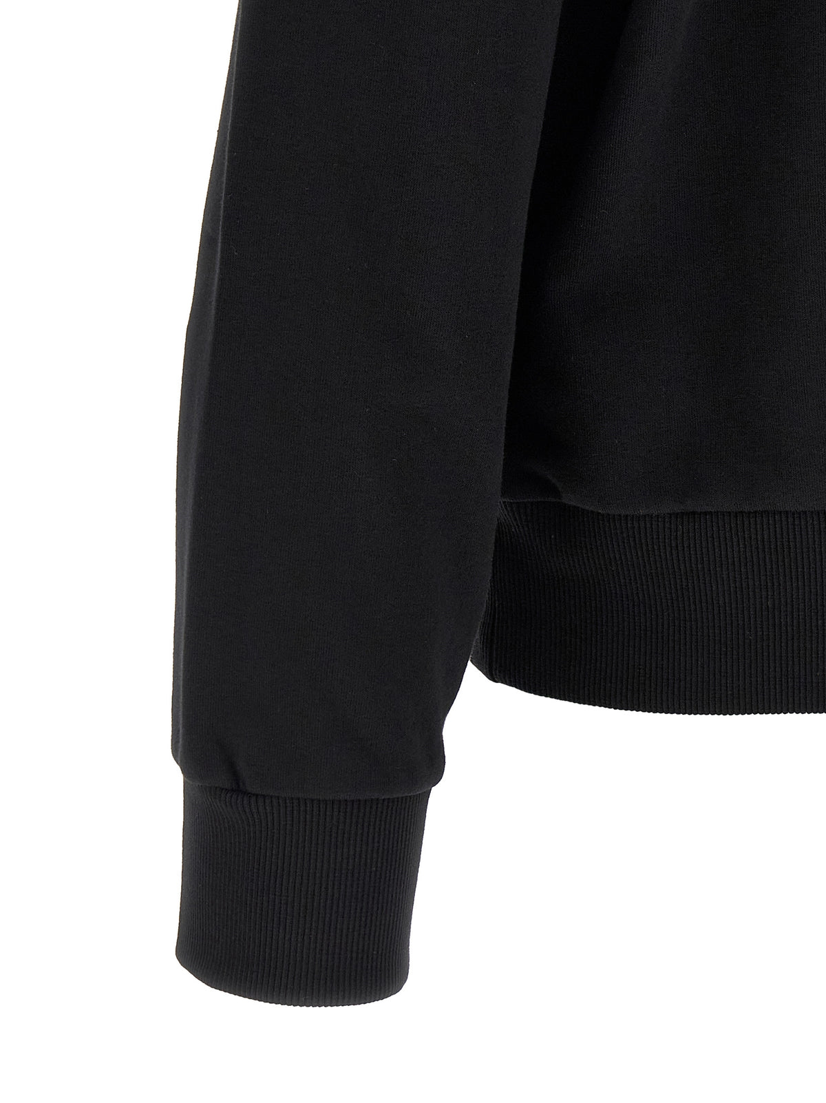 Black Cotton Sweatshirt
