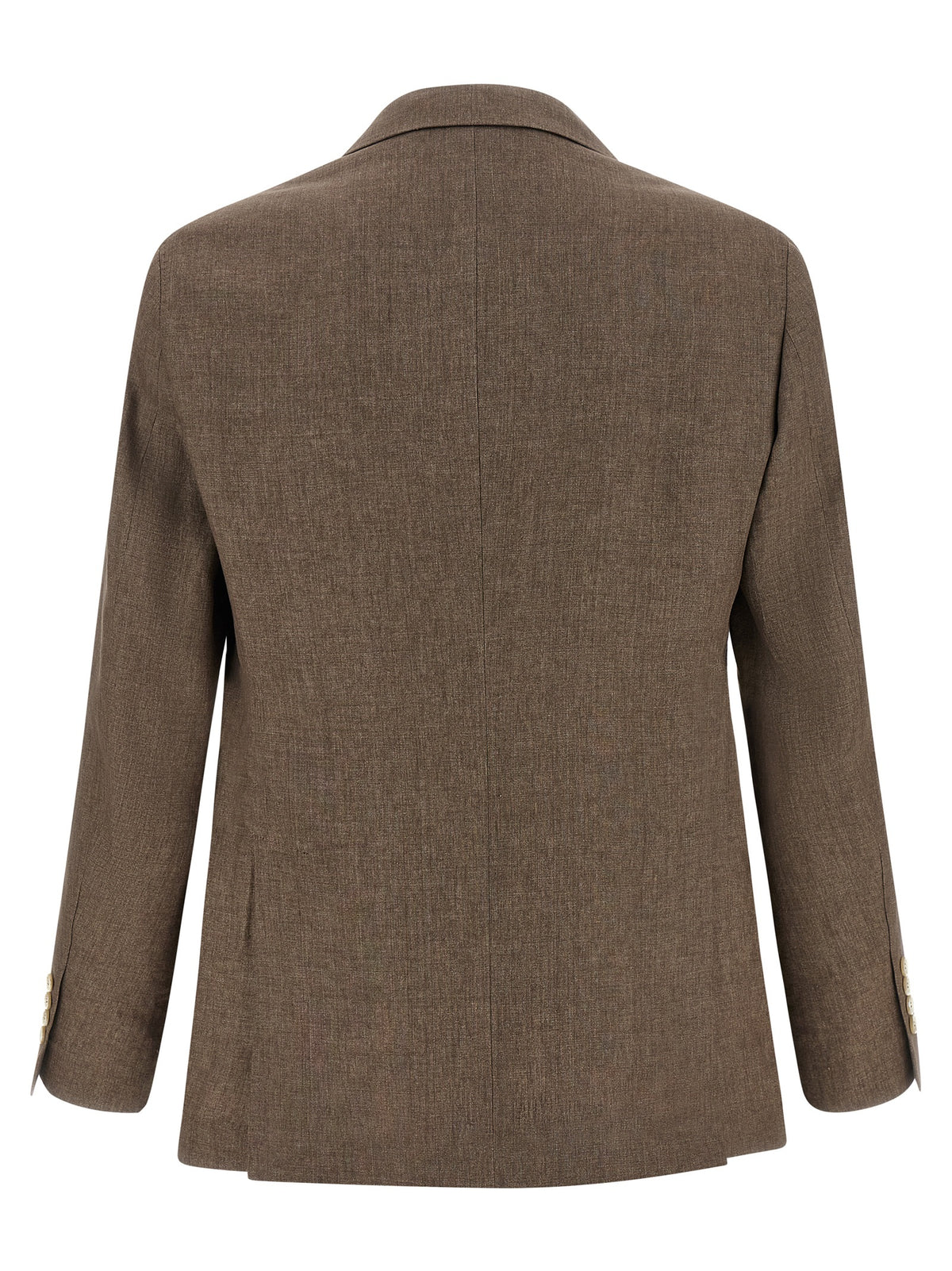Brown Linen Blazer