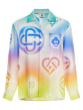 Casablanca Multicolor Silk Shirt