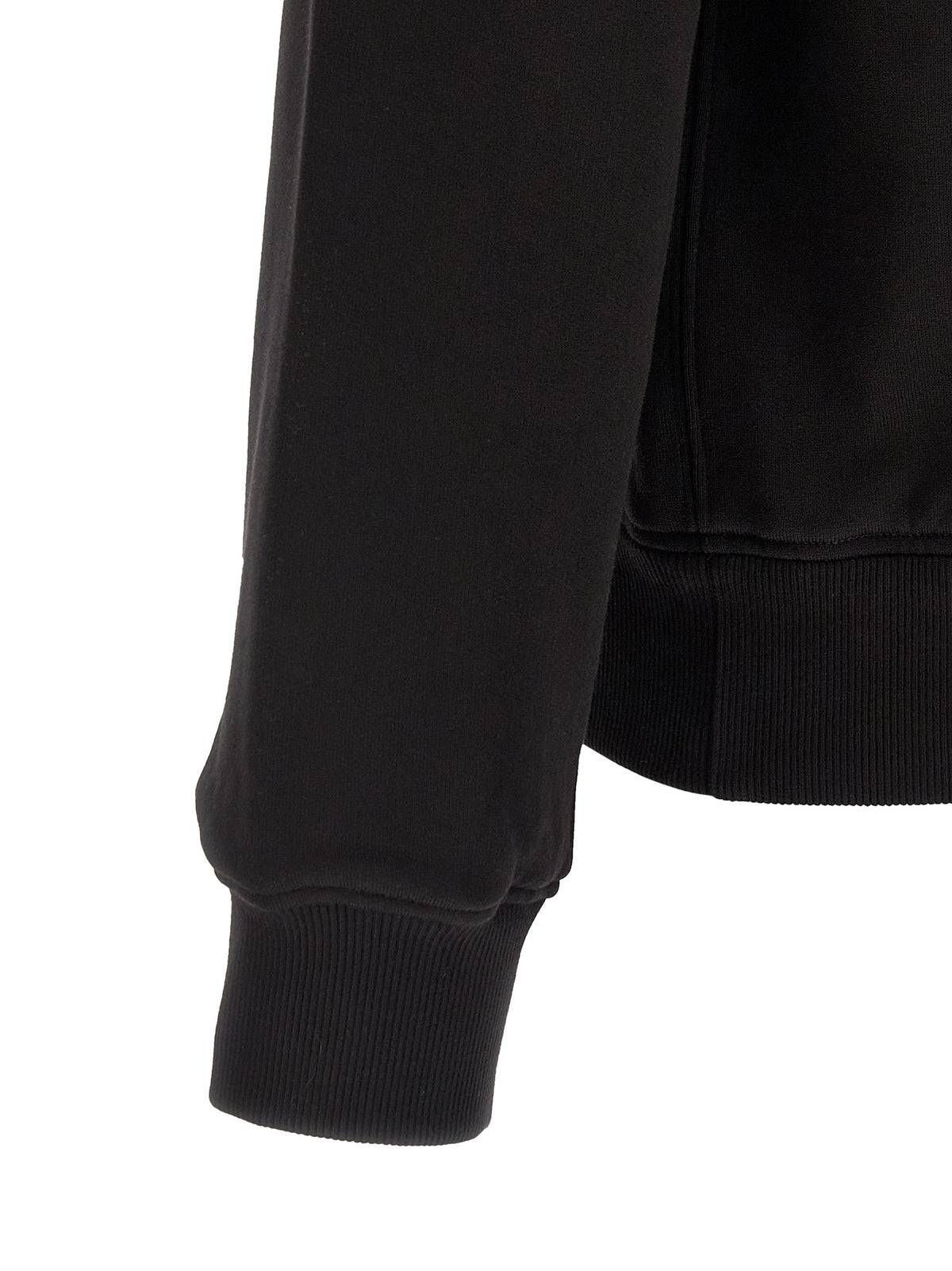 Black Cotton Sweatshirt