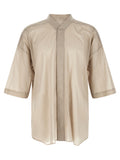 Rick Owens Grey Cotton Shirt