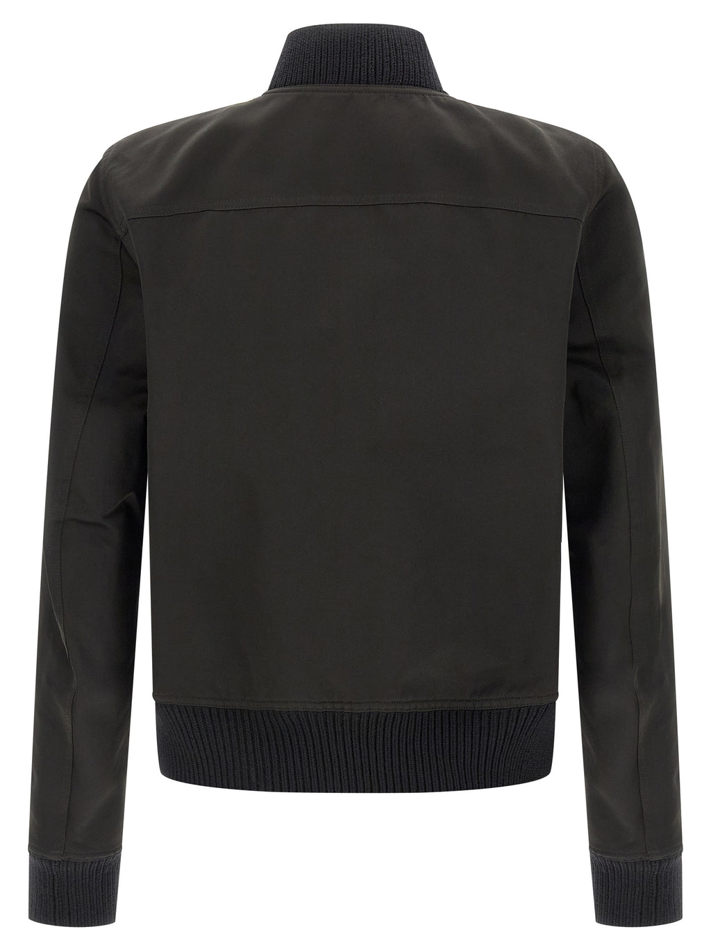 Rick Owens Black Polyester Bomber