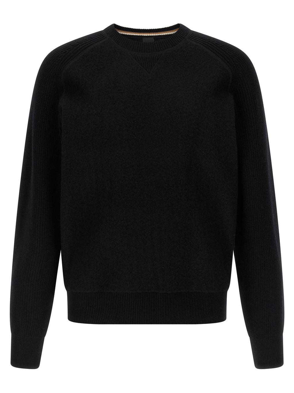 Black Virgin Wool Cardigan