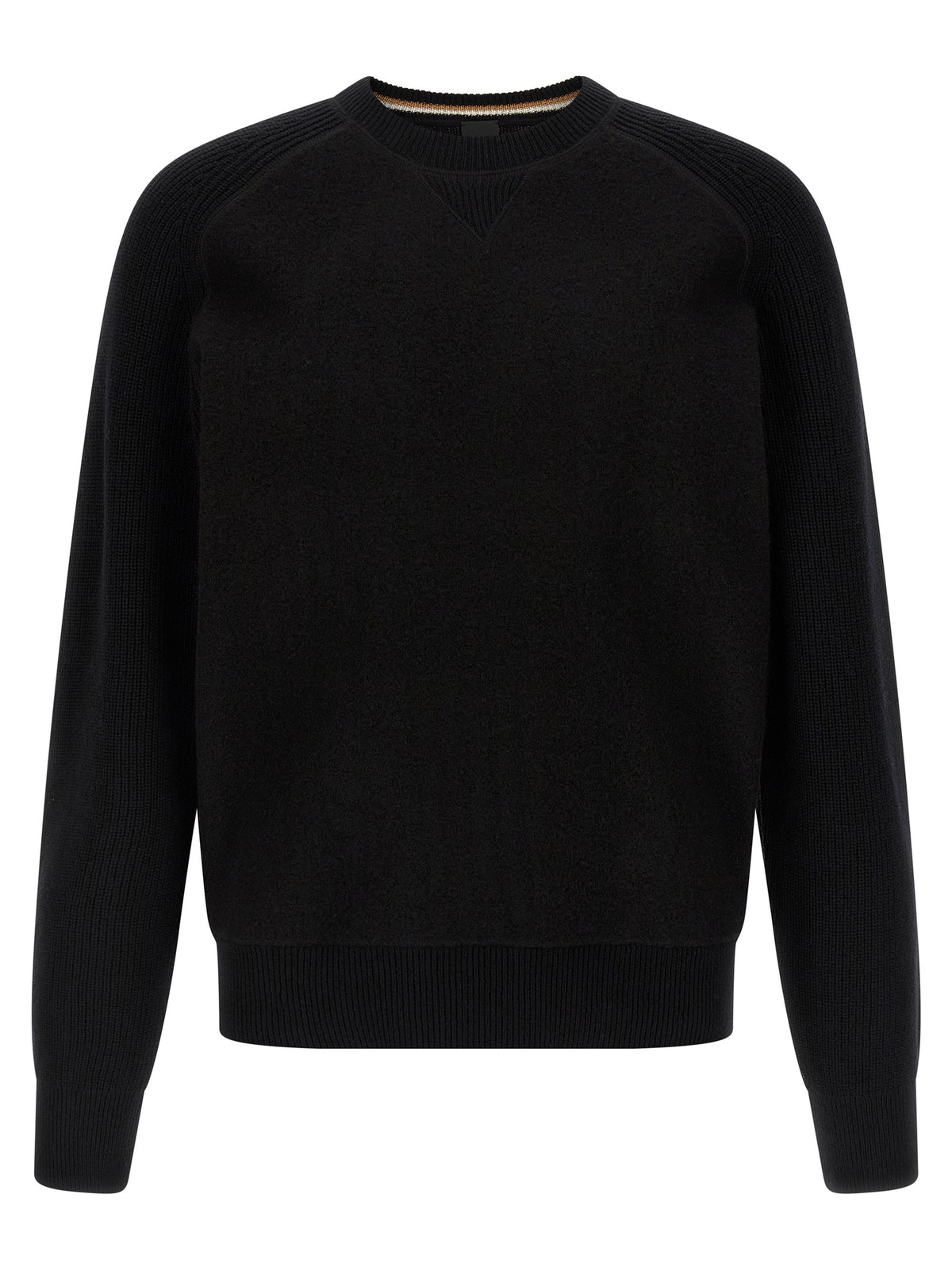 Black Virgin Wool Cardigan