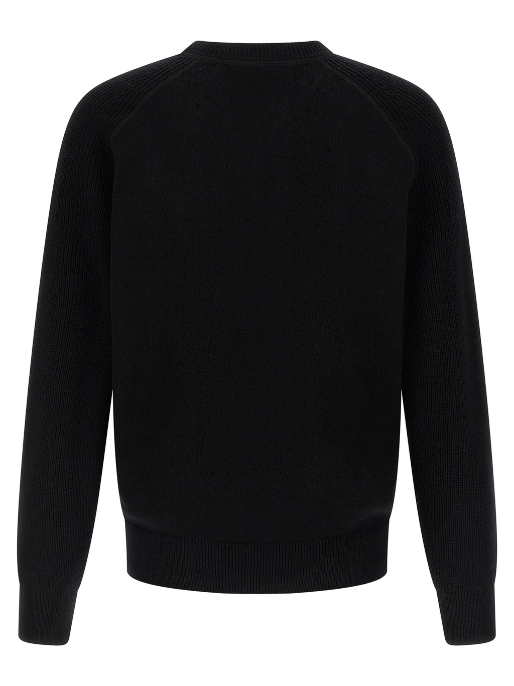 Black Virgin Wool Cardigan