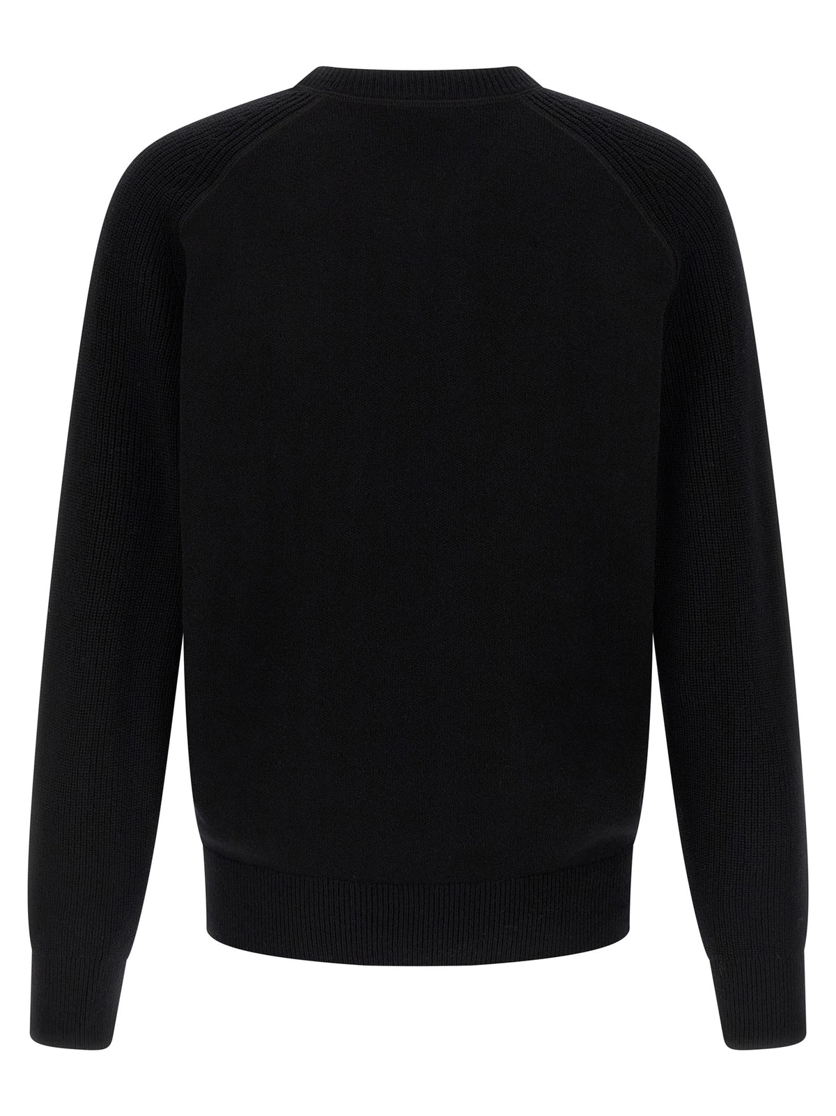 Black Virgin Wool Cardigan