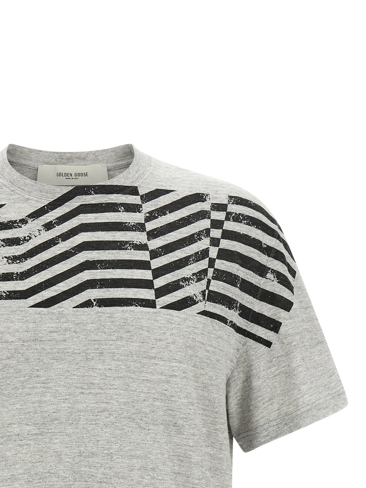 Golden Goose Grey Cotton T-Shirt