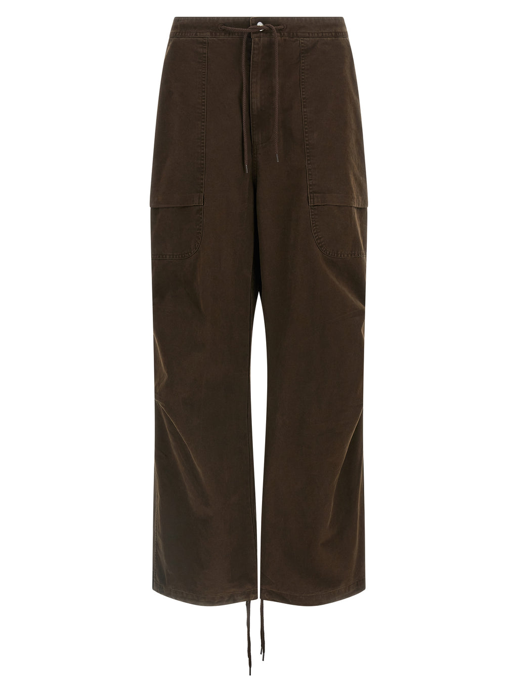 Entire Studios Brown Cotton Cargo Trousers