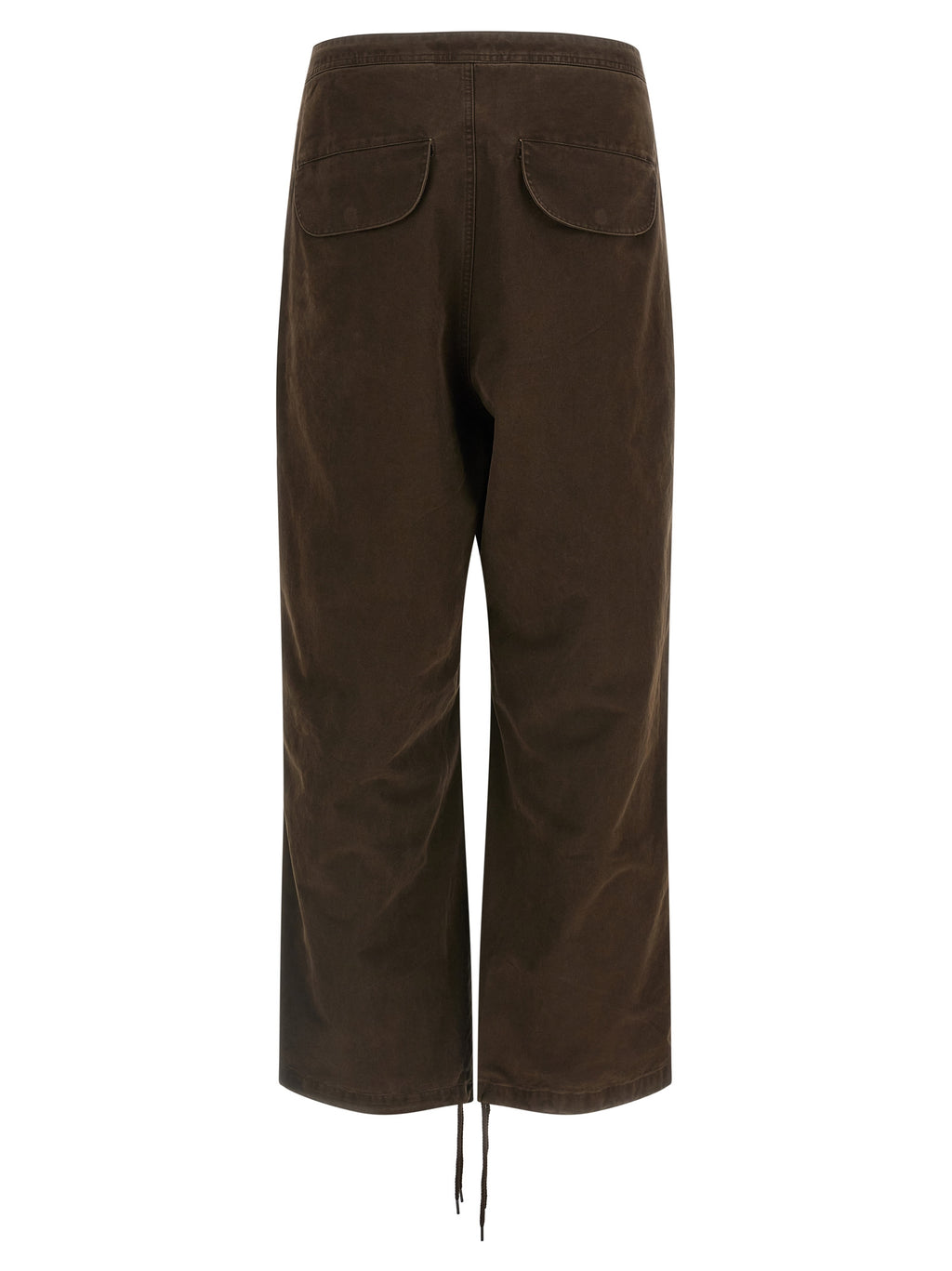 Entire Studios Brown Cotton Cargo Trousers
