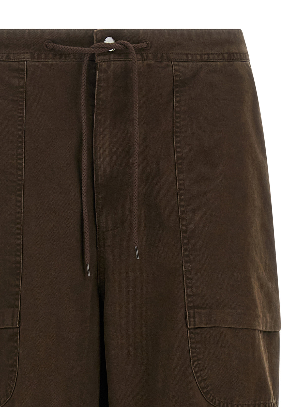 Entire Studios Brown Cotton Cargo Trousers