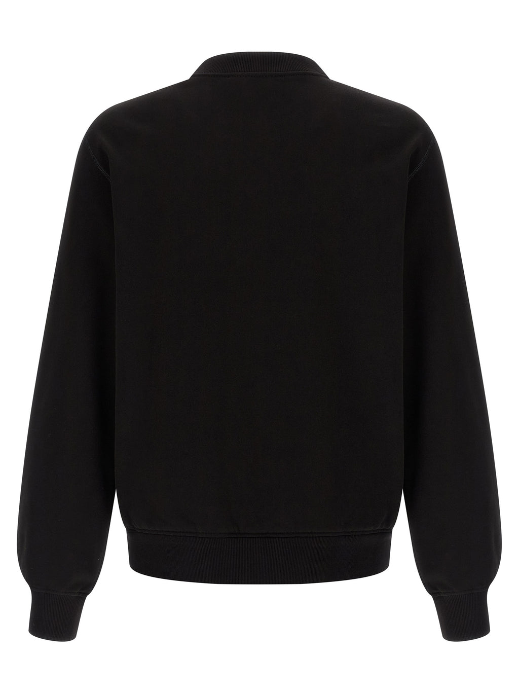 Black Cotton Sweatshirt