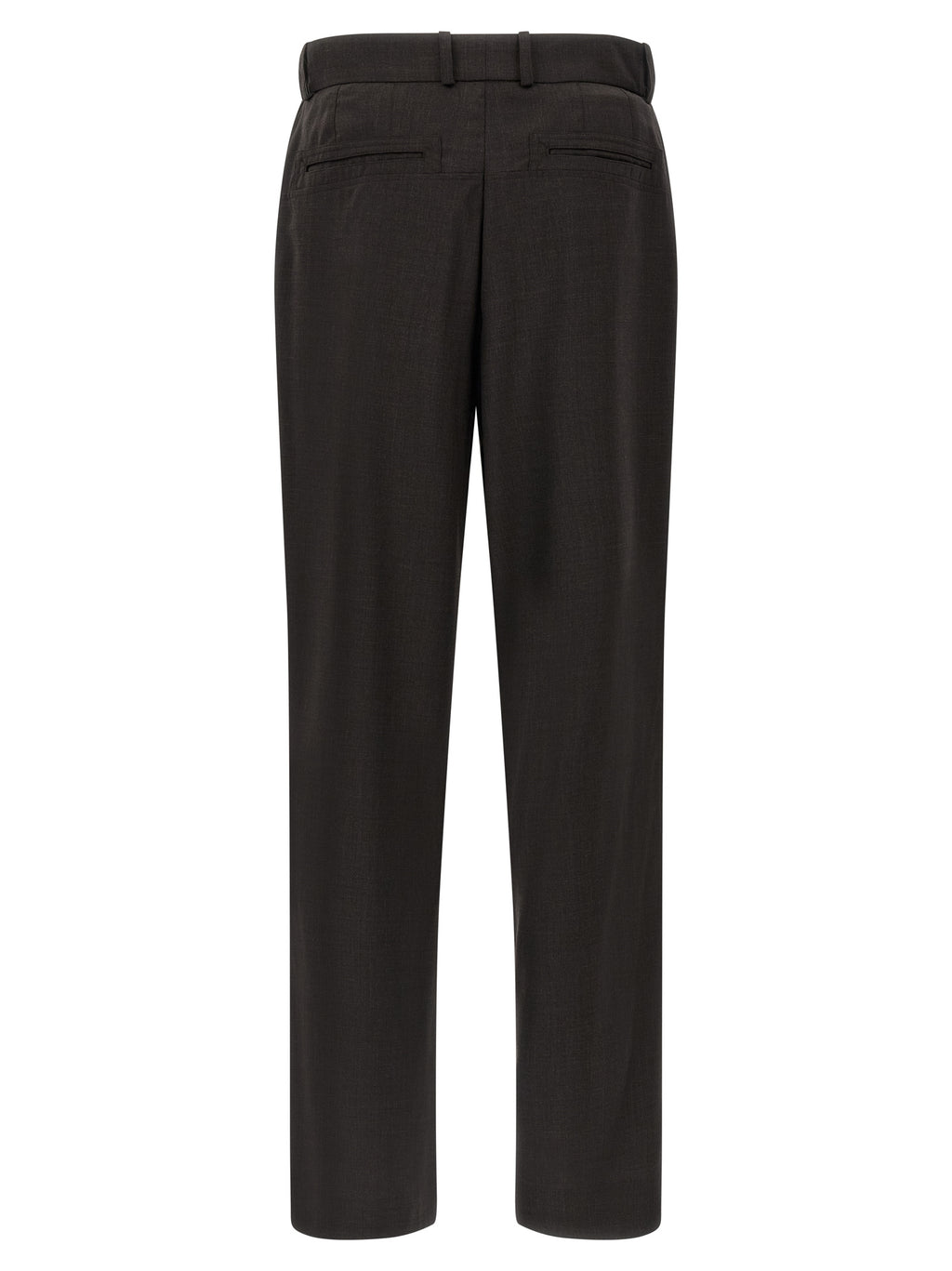 Kiko Kostadinov Brown Virgin Wool Casual Trousers
