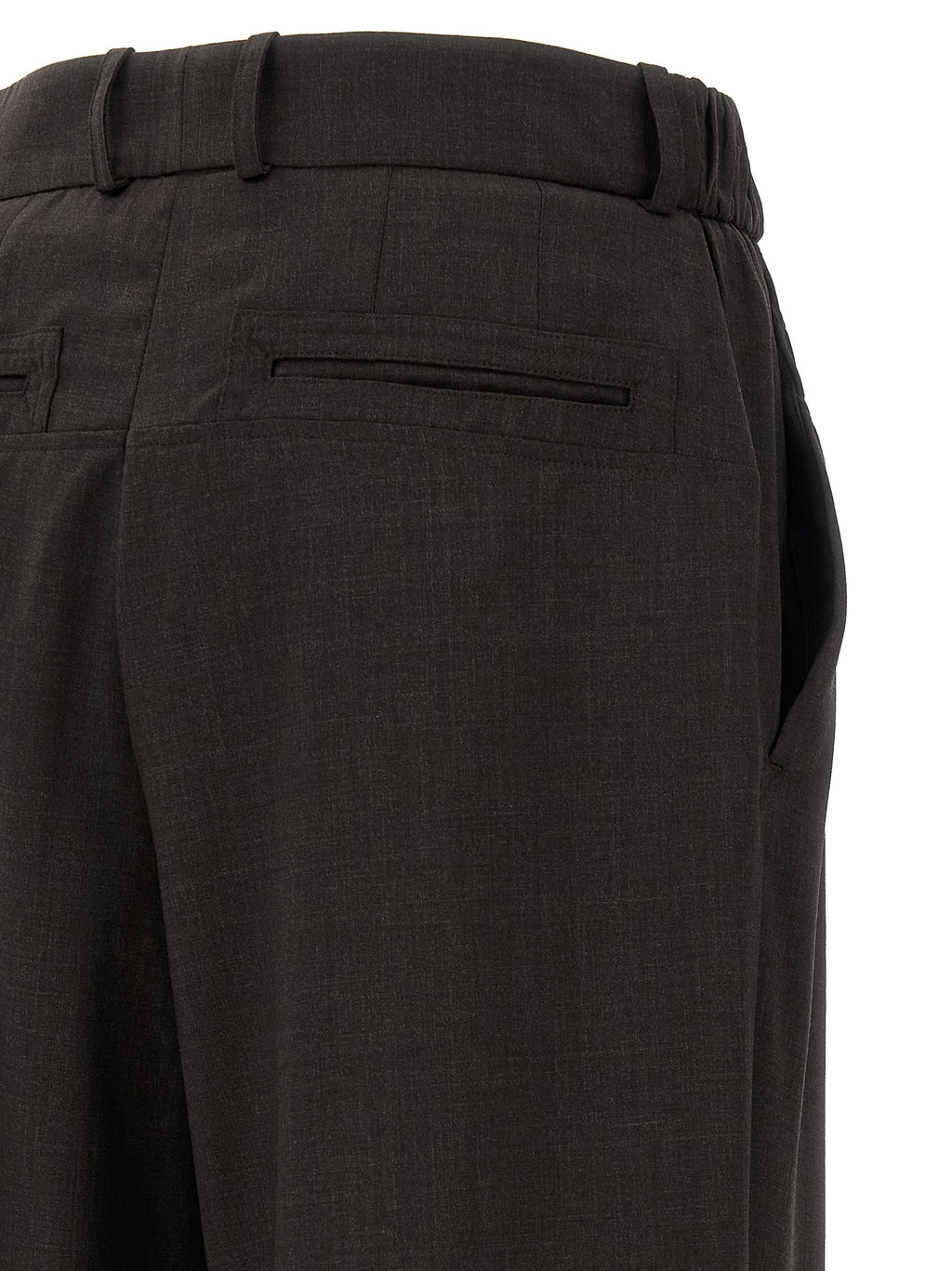 Kiko Kostadinov Brown Virgin Wool Casual Trousers