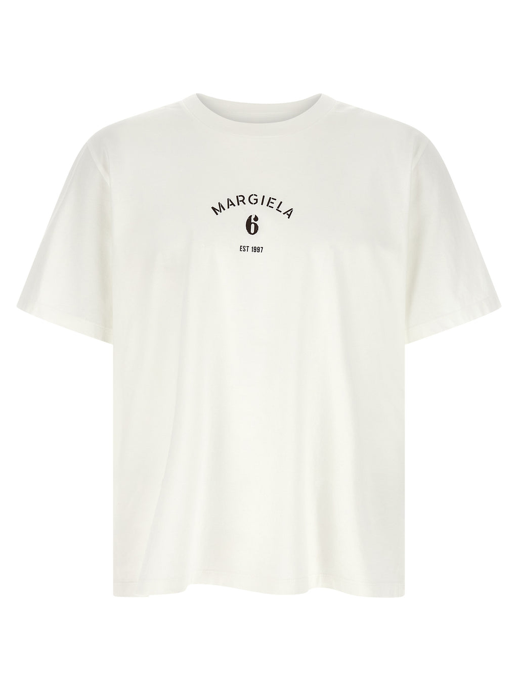 MM6 Maison Margiela White Cotton T-Shirt