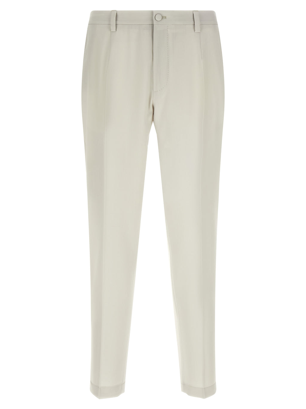 Dolce & Gabbana Beige Virgin Wool Dress Trousers