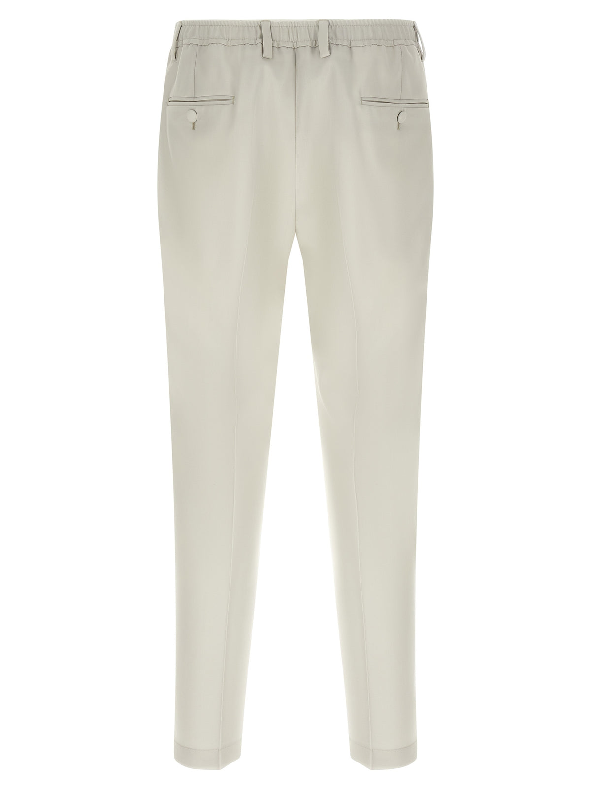Dolce & Gabbana Beige Virgin Wool Dress Trousers