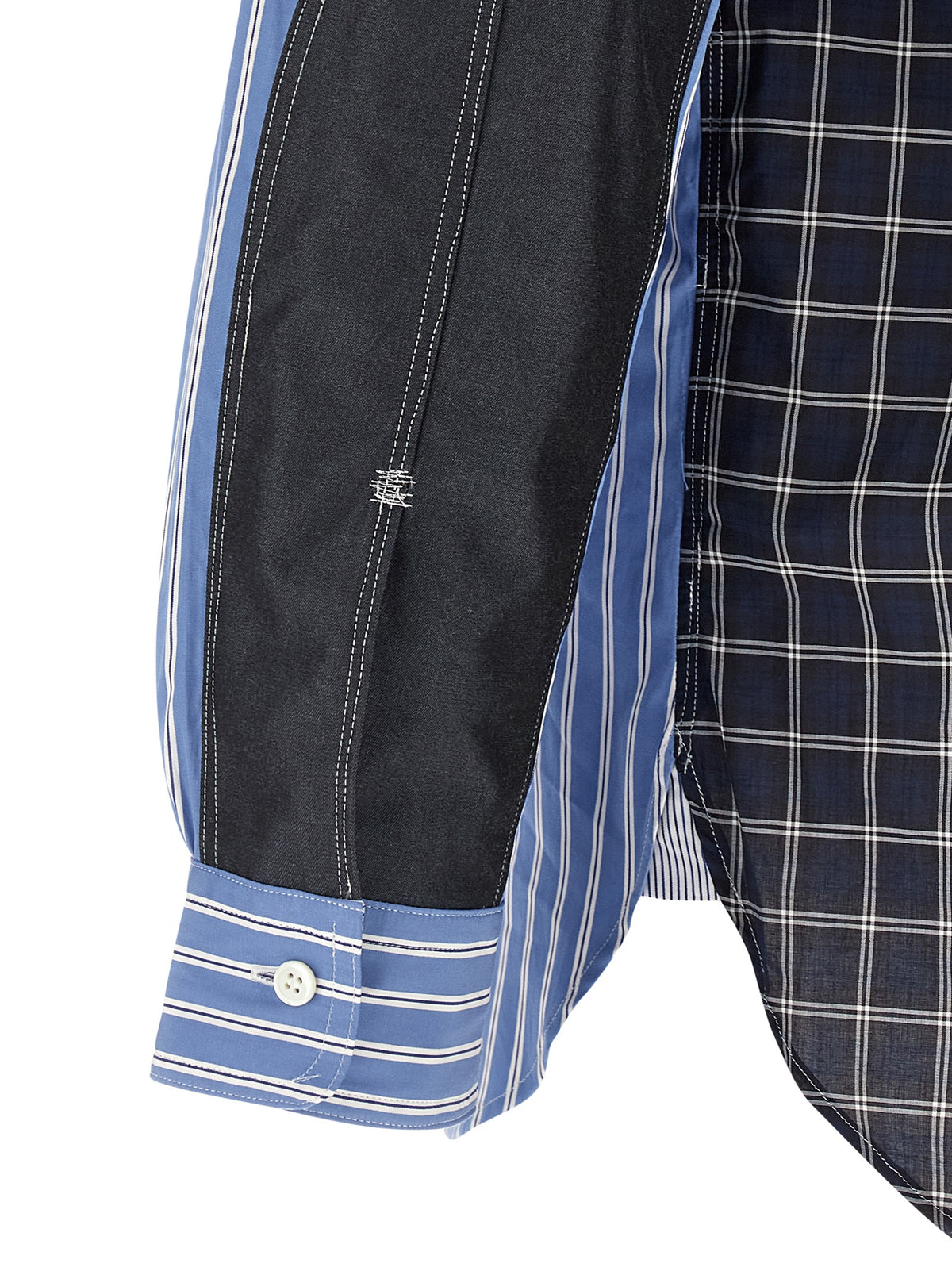 Junya Watanabe Blue Cotton Shirt