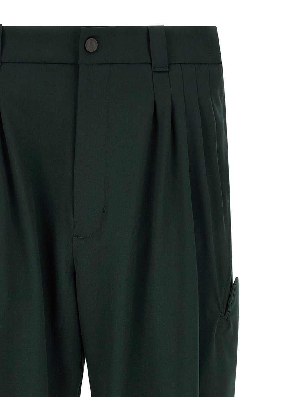 Kiko Kostadinov Bicolor Virgin Wool Casual Trousers