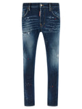 Blue Cotton Jeans Denim