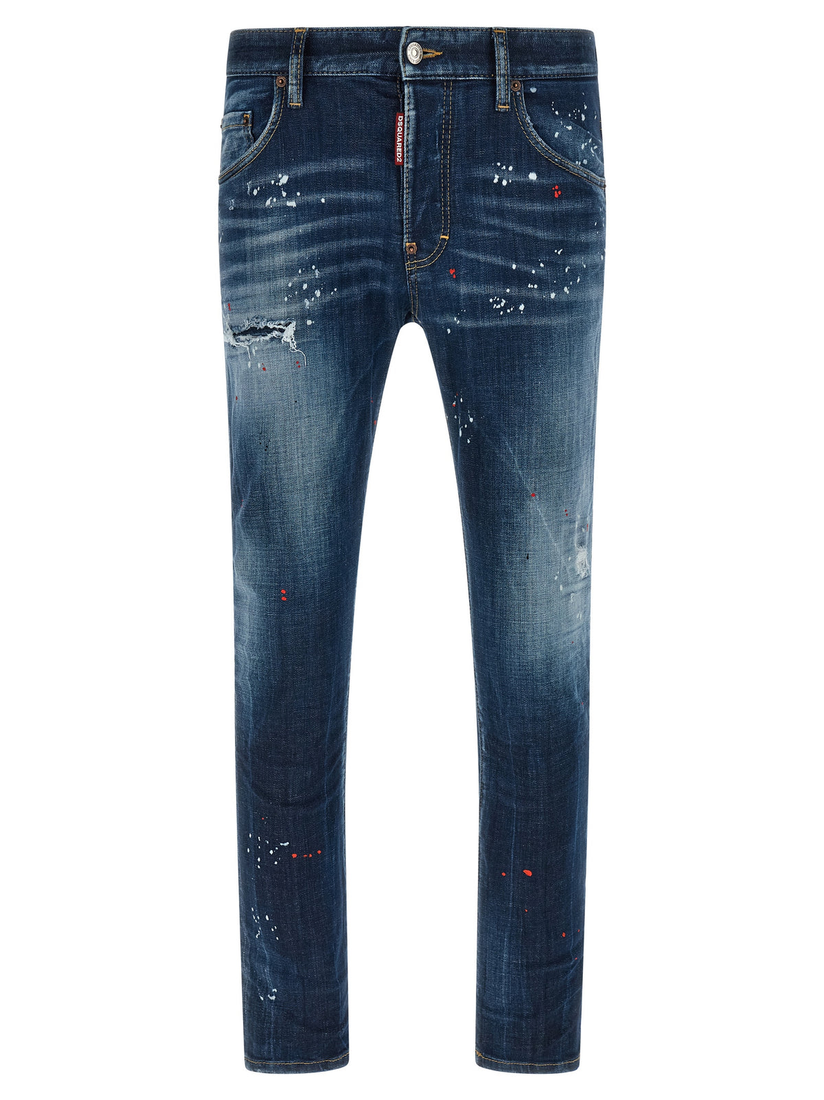 Blue Cotton Jeans Denim