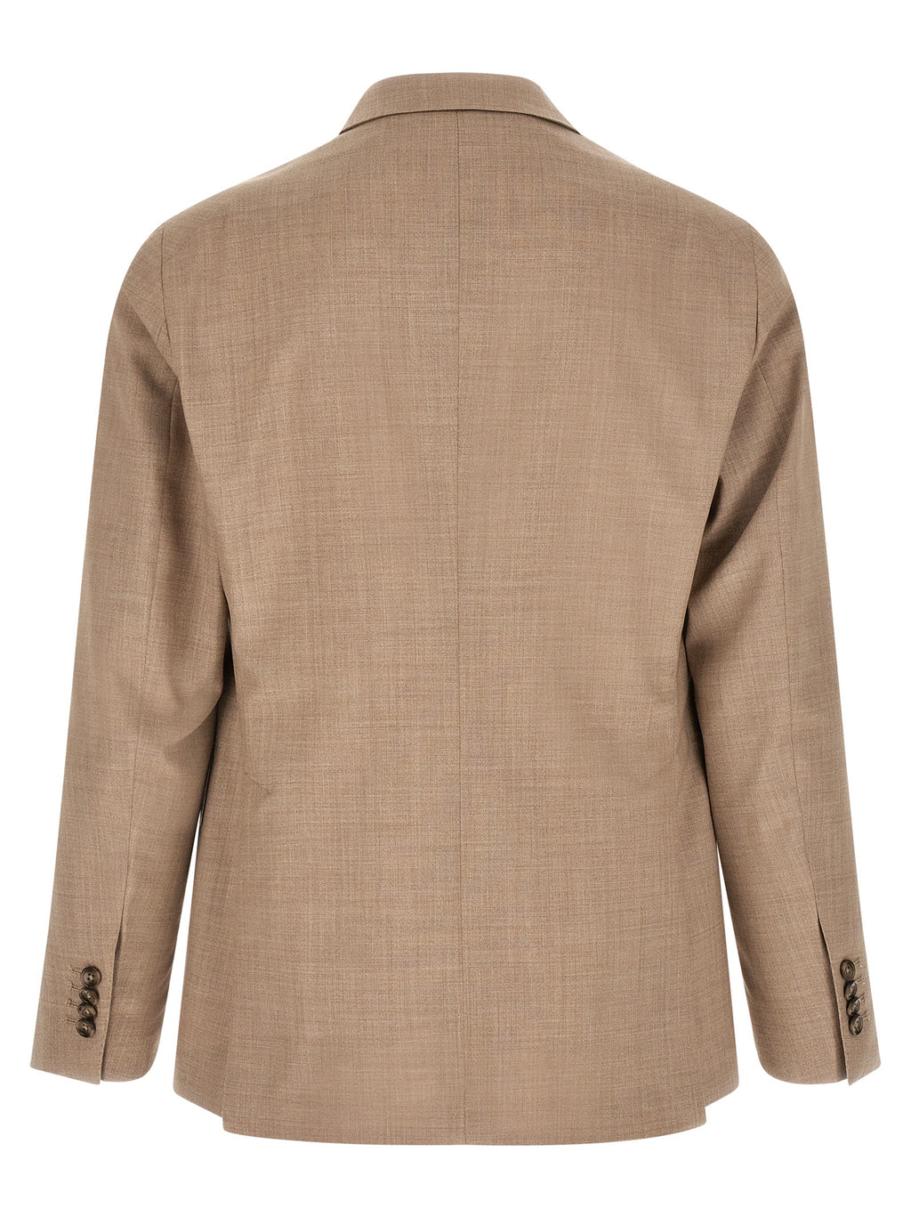 Tagliatore Beige Virgin Wool Two-Piece Suit