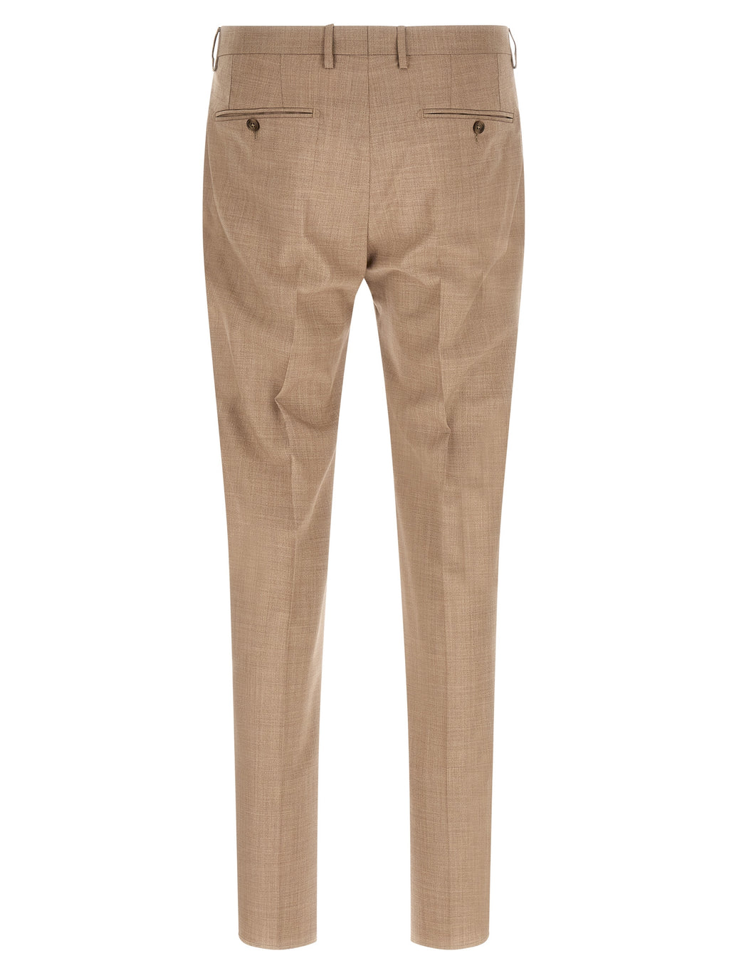 Tagliatore Beige Virgin Wool Two-Piece Suit