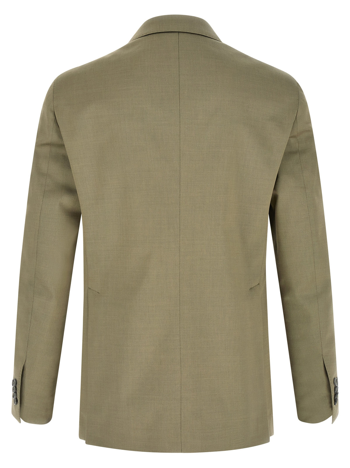 Bicolor Virgin Wool Two-Piece Suit