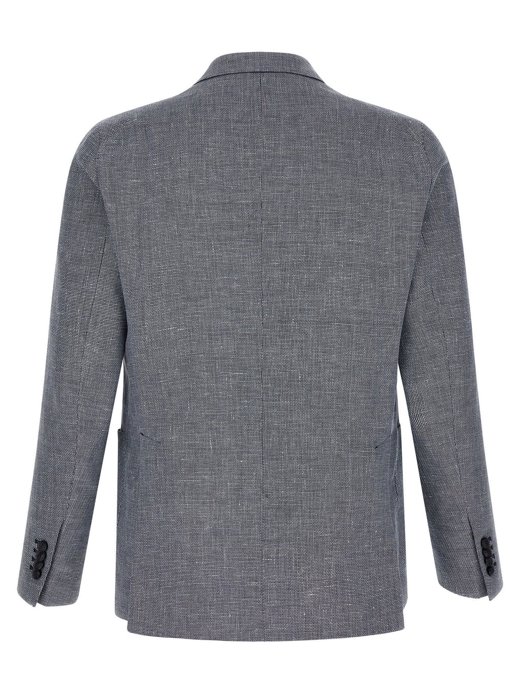Blue Linen Blazer