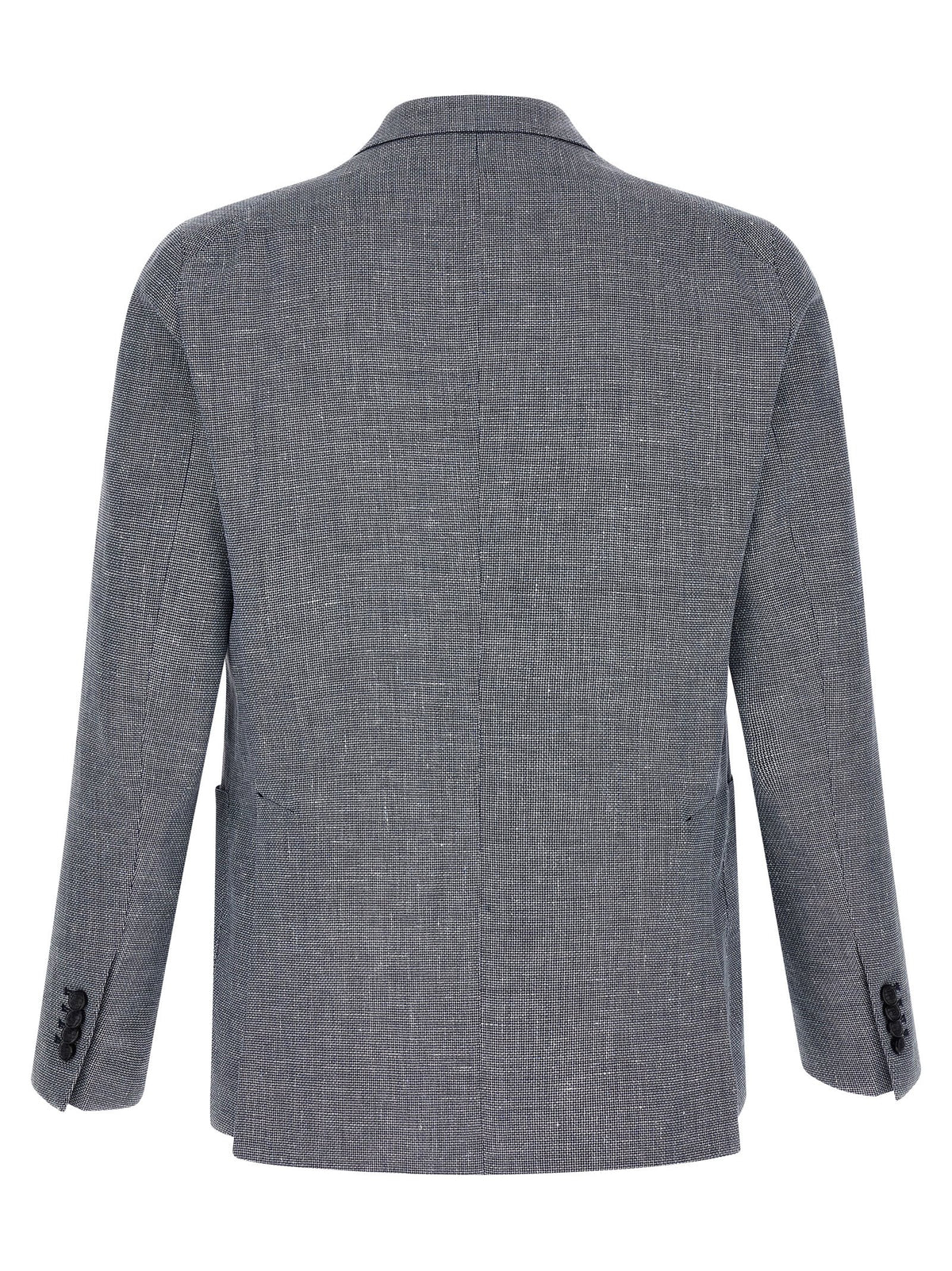 Blue Linen Blazer