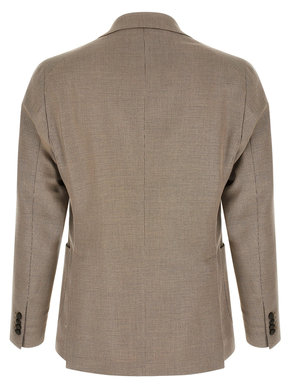 Brown Cotton Blazer