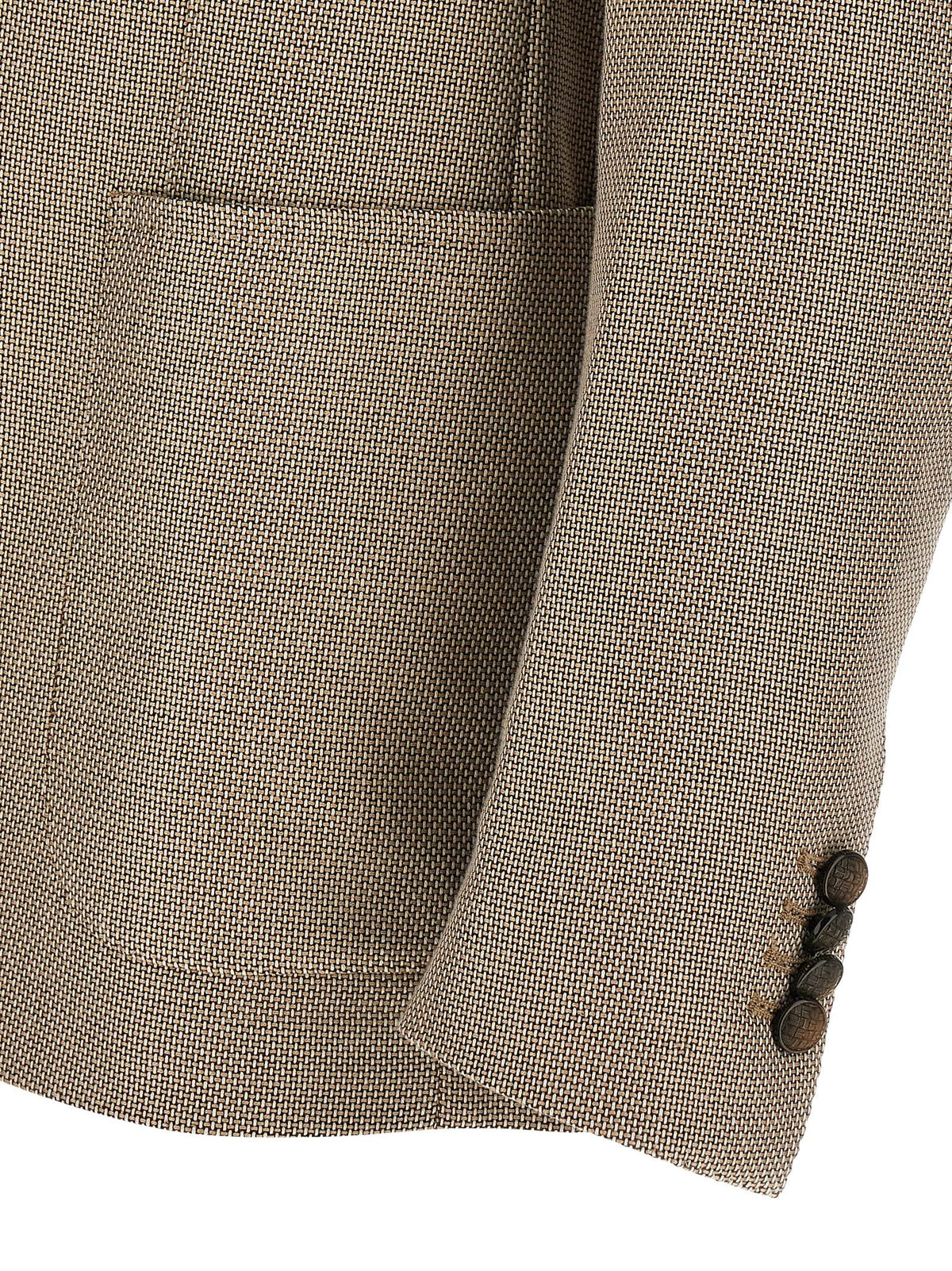 Brown Cotton Blazer