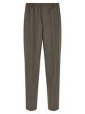 Cellar Door Brown Virgin Wool Casual Trousers