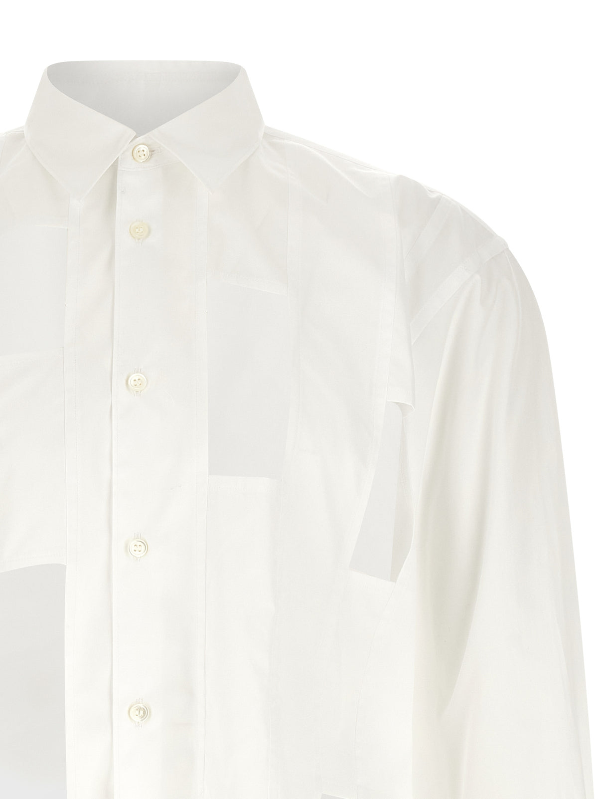 Comme des Garçons White Cotton Shirt