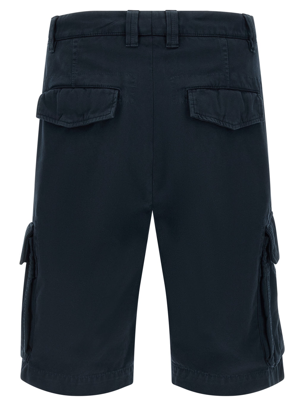 Brunello Cucinelli Blue Cotton Bermuda Shorts