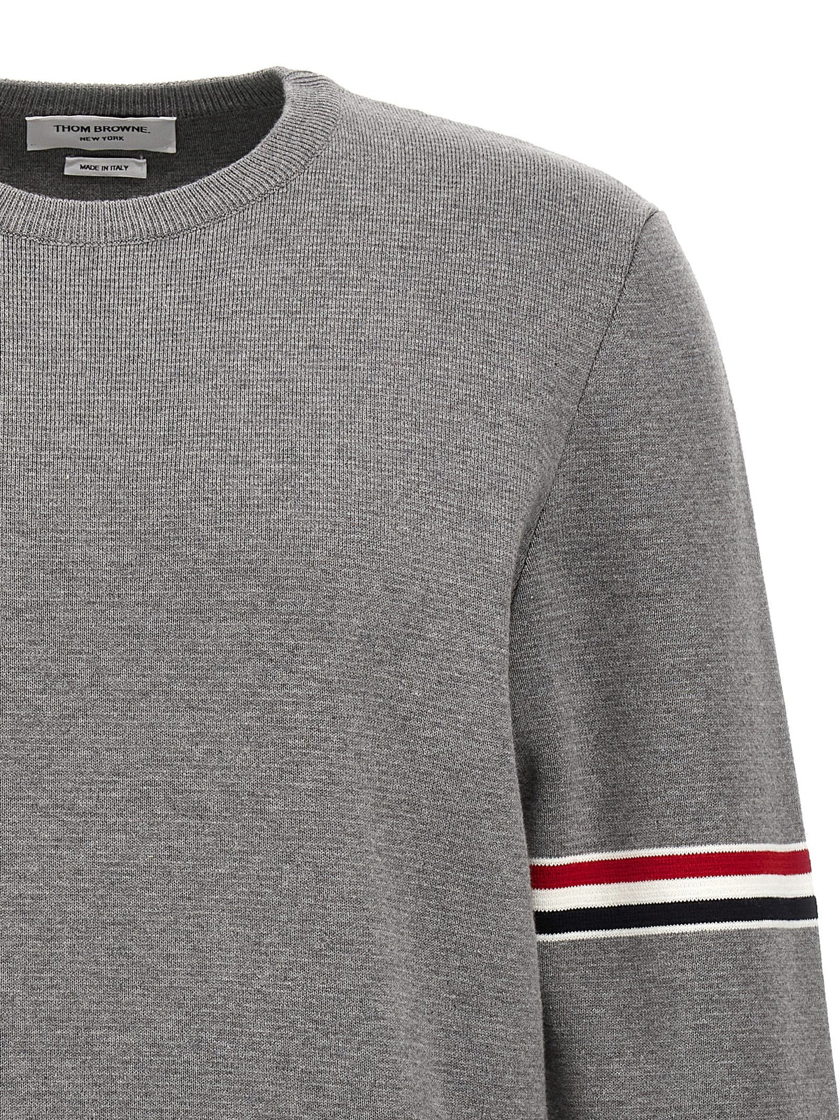 Thom Browne Grey Cotton Cardigan