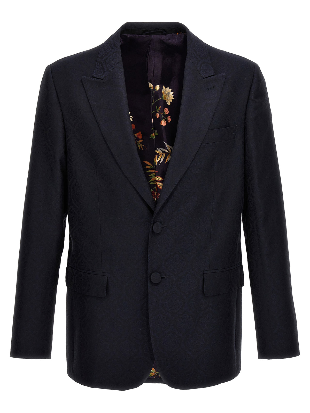 Blue Cotton Blazer