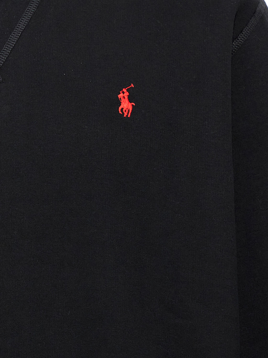 Black Cotton Sweatshirt
