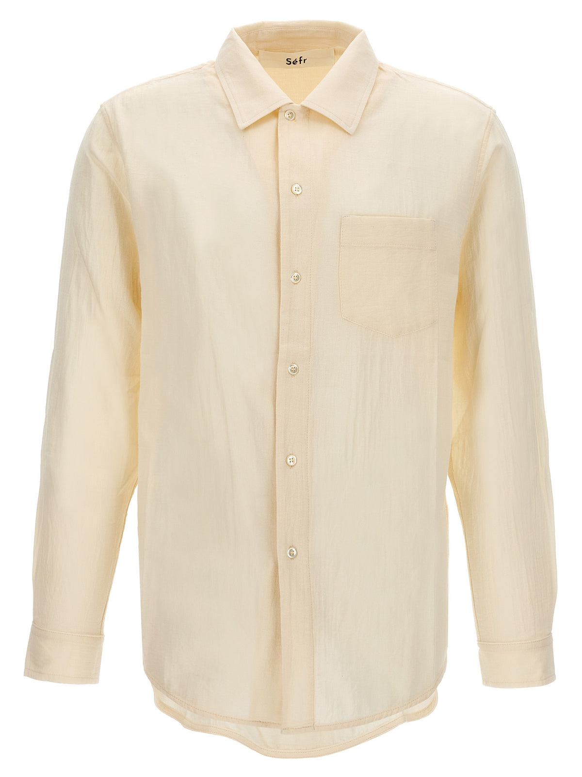 Séfr White Cotton Shirt